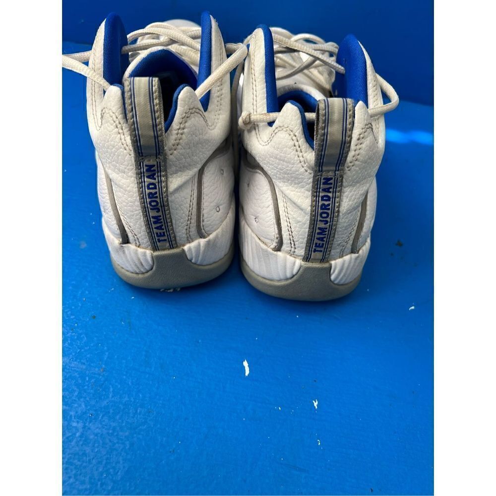 Nike Air Jordan Jumpman Team II White Hyper Royal Blue Shoe Men Sz 10.5. 819175- - Picture 5 of 7